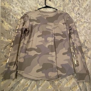 Camo and Gold Hollister Graphic Tee